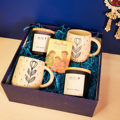 Sips & Sparks Diwali Box – Festive Tea & Celebration Hamper – Gift Giving on Brown Living™. SKU: GB - 426. Img 7.