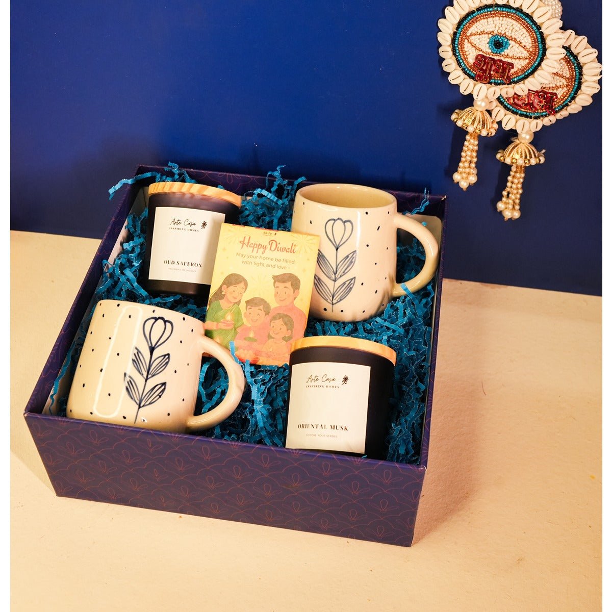 Sips & Sparks Diwali Box – Festive Tea & Celebration Hamper – Gift Giving on Brown Living™. SKU: GB - 426. Img 6.