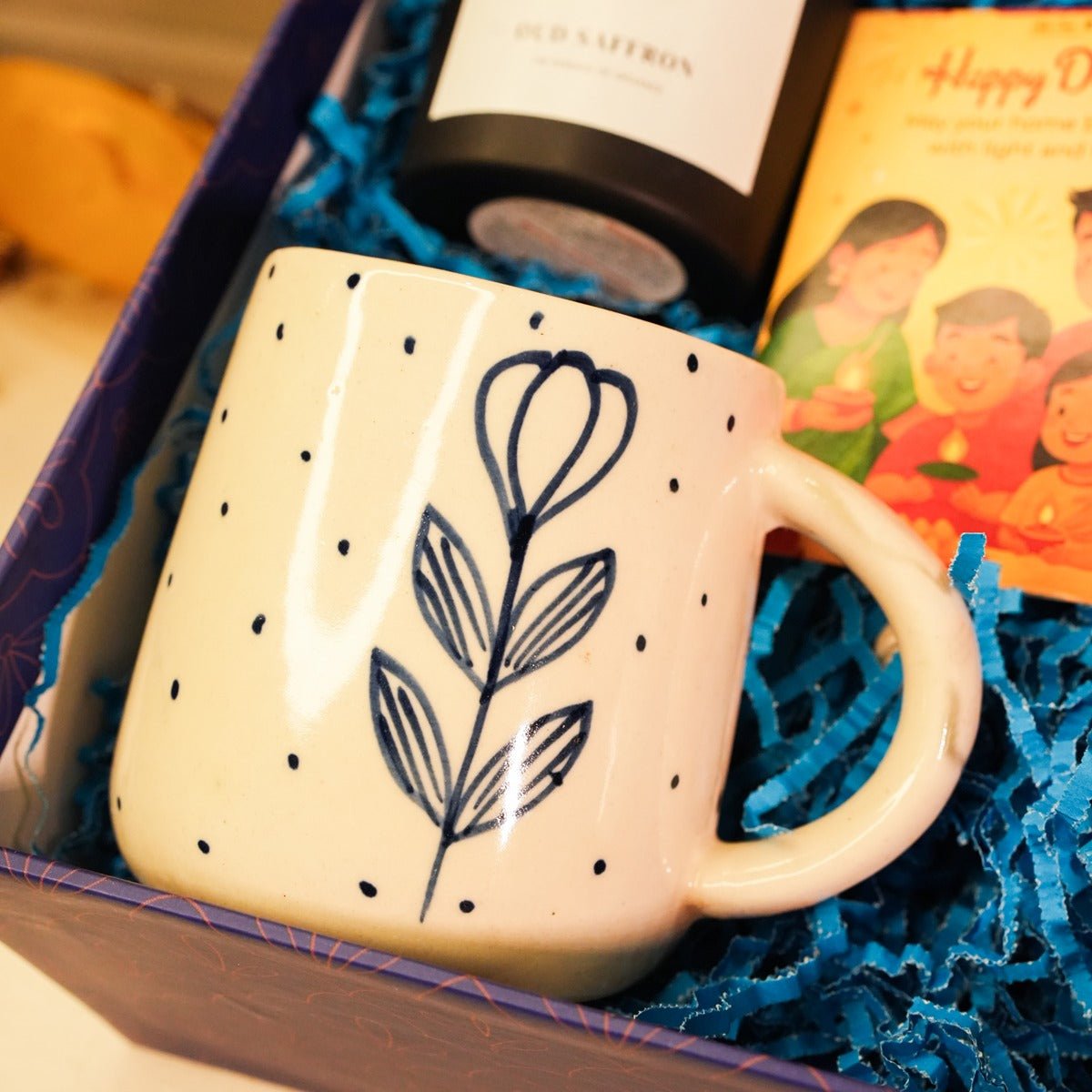Sips & Sparks Diwali Box – Festive Tea & Celebration Hamper – Gift Giving on Brown Living™. SKU: GB - 426. Img 11.