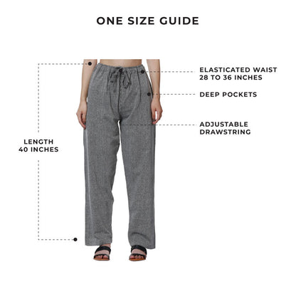 Women's Lounge Pant | Grey | Fits Waist Size 28" to 36" | Verified Sustainable by Brown Living™