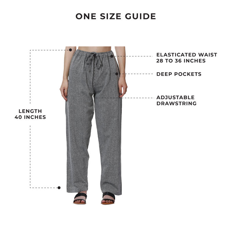 Women's Lounge Pant | Grey | Fits Waist Size 28" to 36"