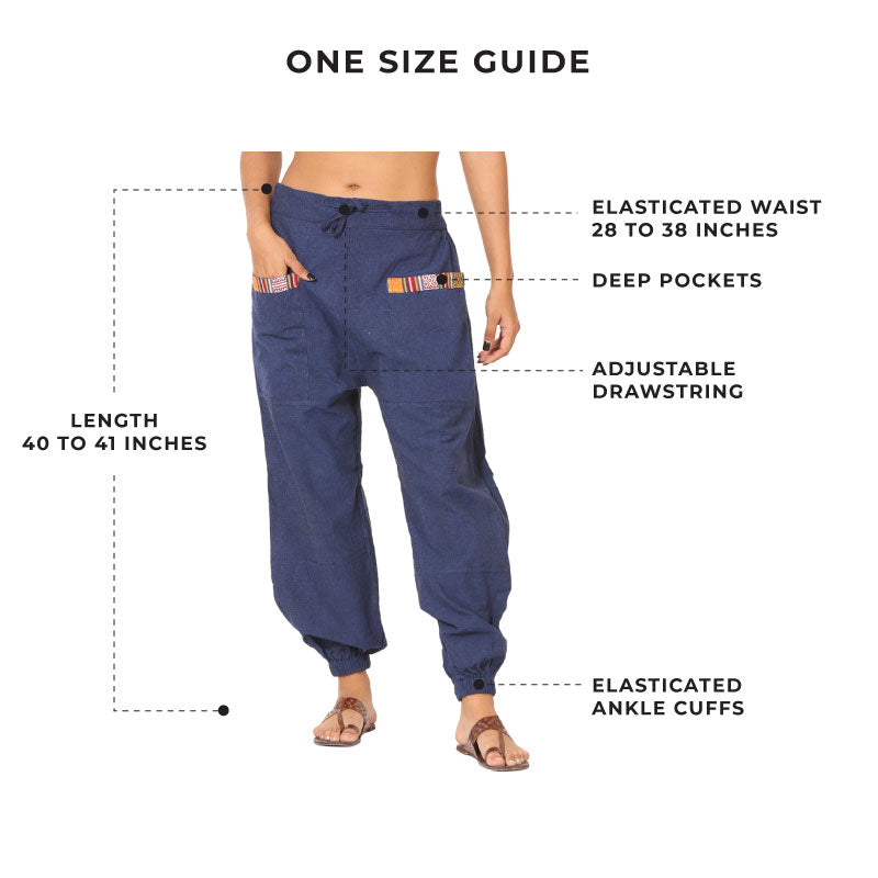 Women's Hopper | Dark Blue | Fits Waist Sizes 28 to 38 Inches | Verified Sustainable by Brown Living™