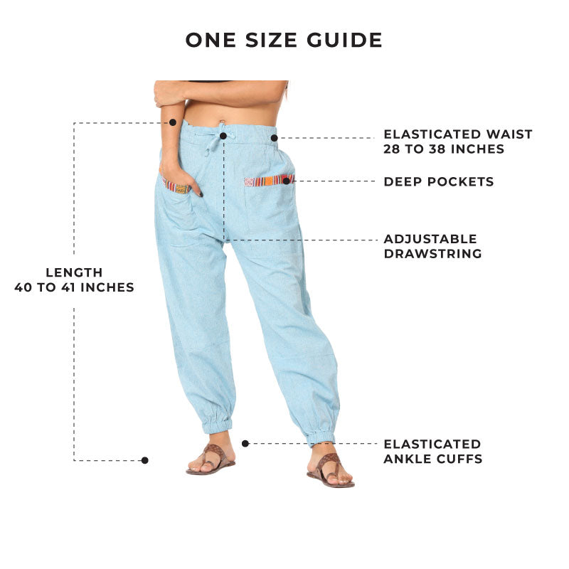 Women's Hopper | Sky Blue | Fits Waist Sizes 28 to 38 Inches