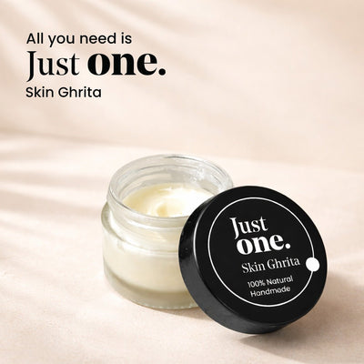 Skin Ghrita 30g | Natural Nourishing Skin Balm – Body Butter on Brown Living™. SKU: JO-7. Img 2.