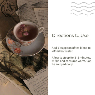 Skin Glow Tea | Skin Nourishment | Herbal Tea | 60g – Tea on Brown Living™. SKU: ECOTYL00059. Img 5.