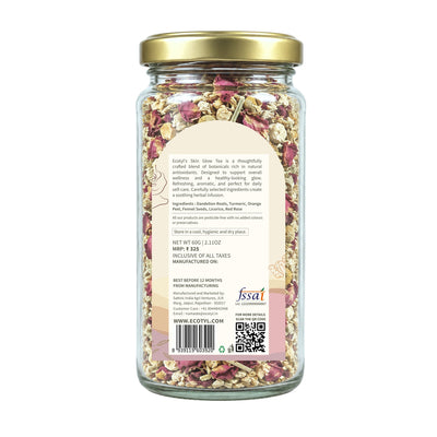 Skin Glow Tea | Skin Nourishment | Herbal Tea | 60g – Tea on Brown Living™. SKU: ECOTYL00059. Img 6.