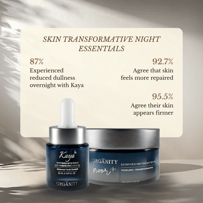 Skin Transformative Night Essentials – Skin Care on Brown Living™. SKU: ORG - NOOR - KAYA - COMBO. Img 5.