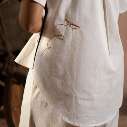 Skyward Nostalgia Co - ord Set for Women | Comfortable Wear – Womens Co - Ord Sets on Brown Living™. SKU: AAYU-61. Img 5.