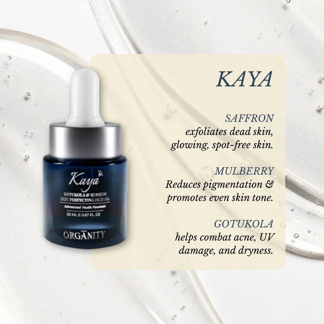 Sleep & Transform Skincare: Cleansing Balm, Face Oil, Eye Care – Face Oil on Brown Living™. SKU: CNRSET001. Img 4.