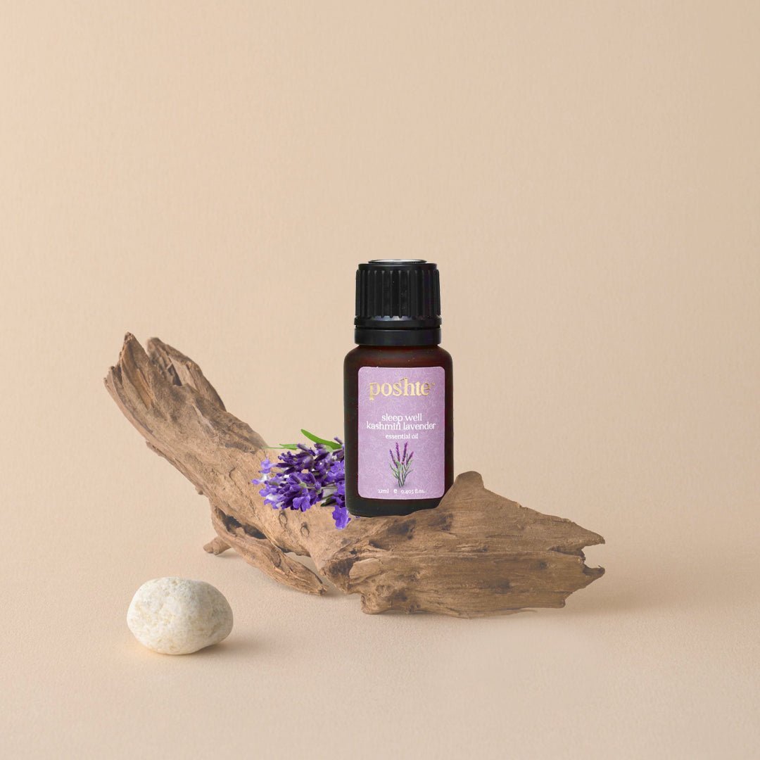 Sleep Well - Pure Kashmiri Lavender Essential Oil - 12ml – Body Oil on Brown Living™. SKU: 8.91E+12- P1. Img 1.