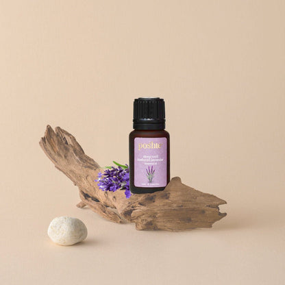 Sleep Well - Pure Kashmiri Lavender Essential Oil - 12ml – Body Oil on Brown Living™. SKU: 8.91E+12- P1. Img 1.