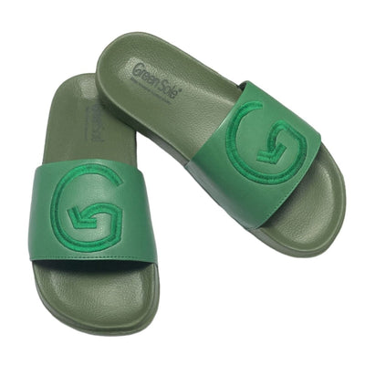 Slide Nature Green | Made with Recycled Materials – Mens Sliders on Brown Living™. SKU: GS_SLD_NTRL_GRN5417. Img 1.
