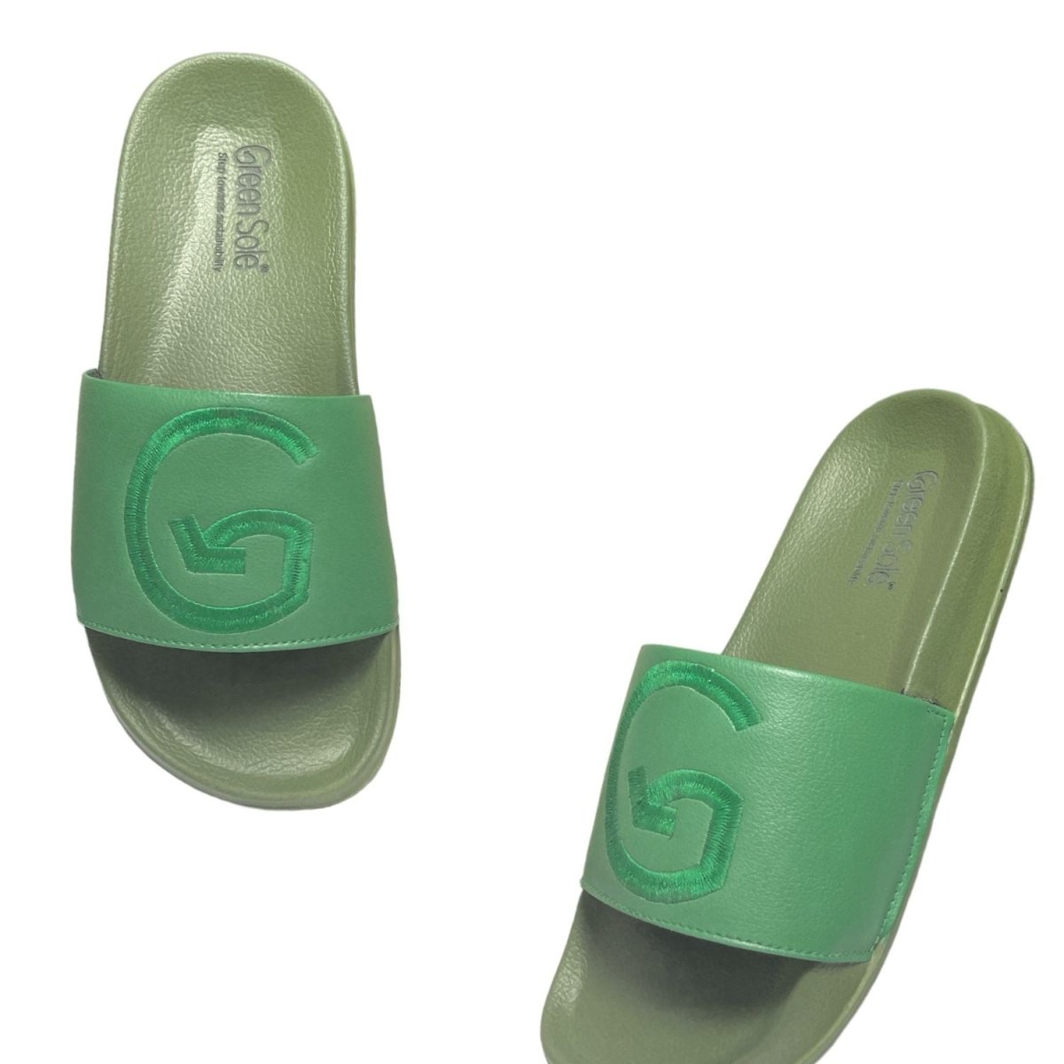 Green Mens Slider | Made with Recycled Materials | Verified Sustainable by Brown Living™