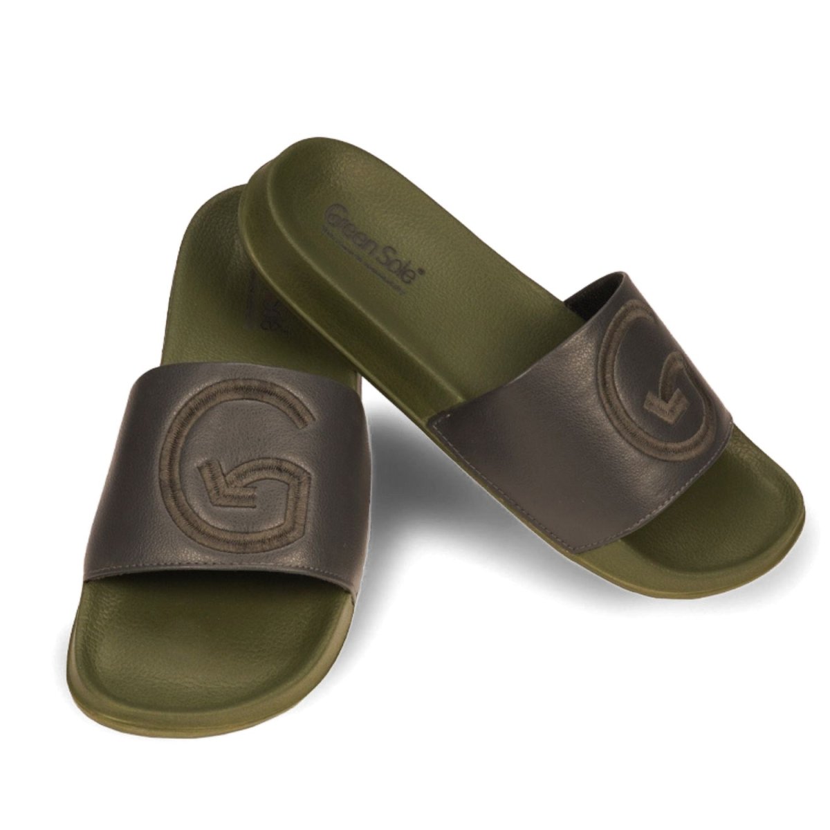 Olive Mens Slider | Made with Recycled Materials | Verified Sustainable by Brown Living™