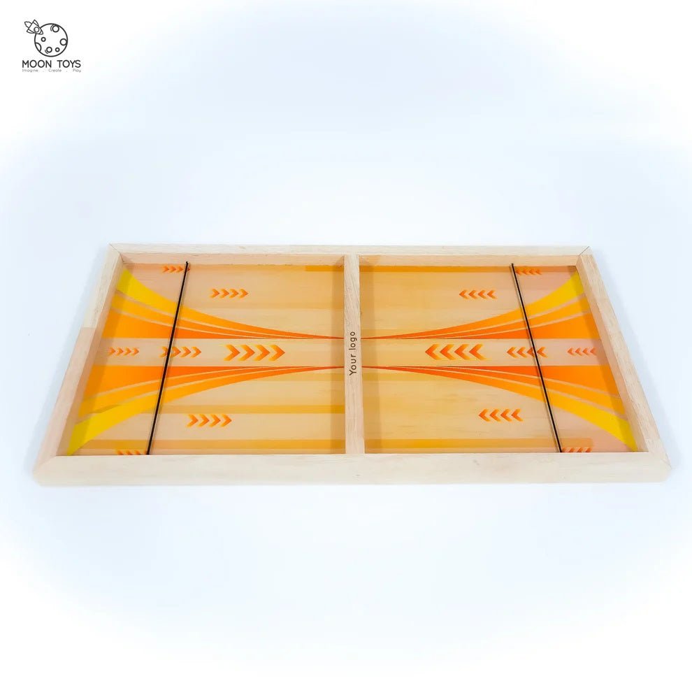 Slingo Wooden Board Game – Fastest Finger & Strategy Game for Kids – Learning & Educational Toys on Brown Living™. SKU: ludoslingo. Img 2.