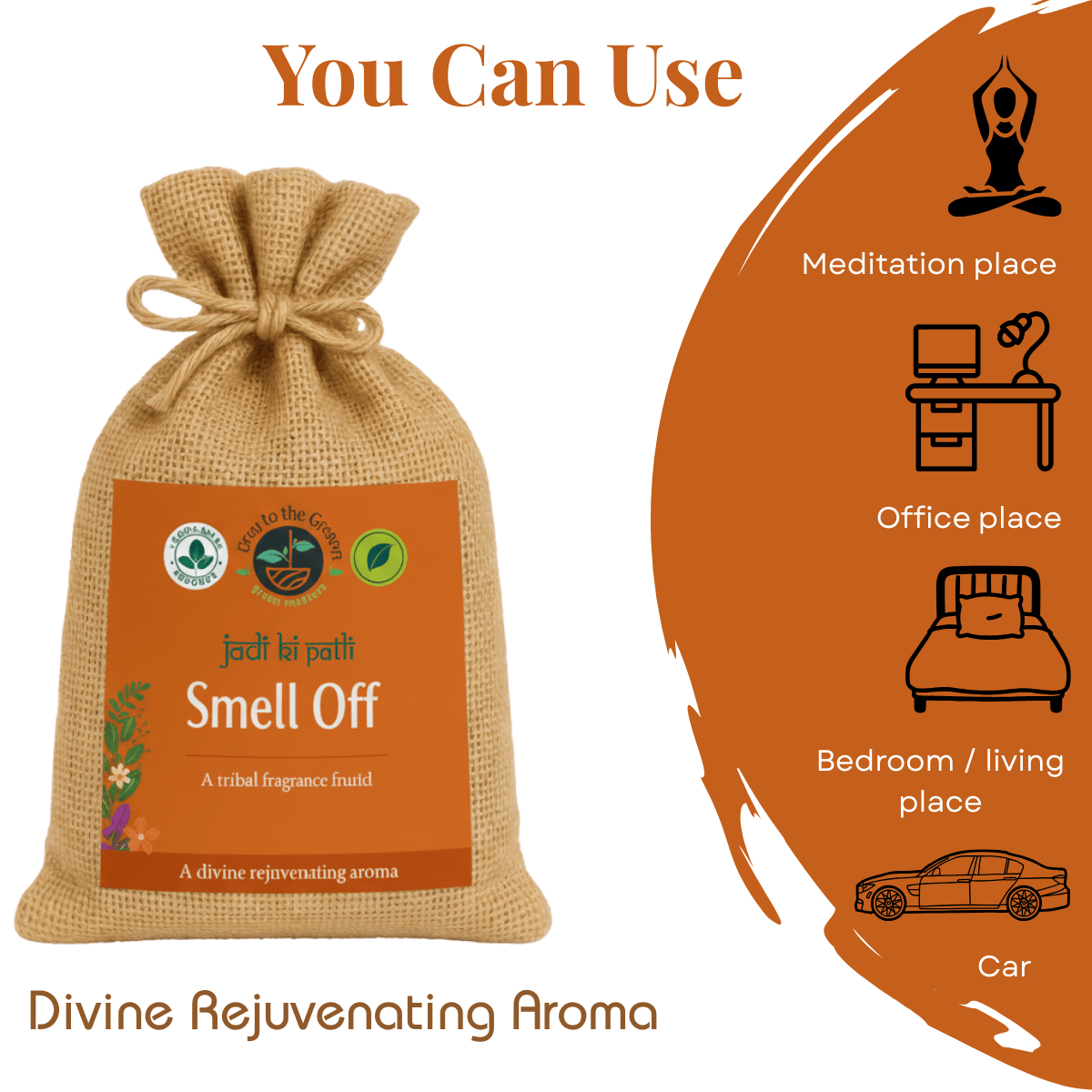 Smell Off Moisture Odor Absorber | Activated Charcoal Dehumidifier Bag – Fragrance Diffusers on Brown Living™. SKU: B002-smelloff. Img 3.