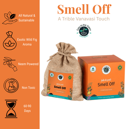 Smell Off Moisture Odor Absorber | Activated Charcoal Dehumidifier Bag – Fragrance Diffusers on Brown Living™. SKU: B002-smelloff. Img 2.