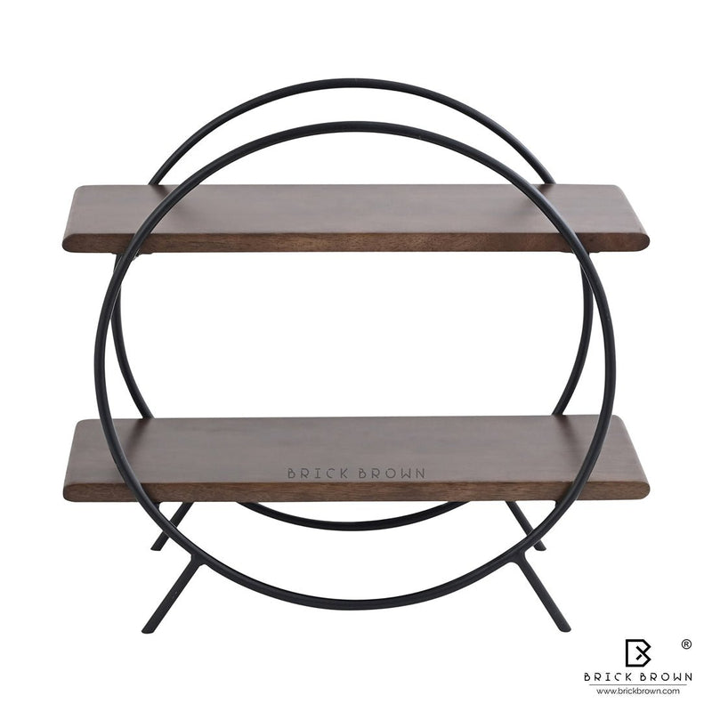 Smoky Circular Home and Kitchen Organizer Rack - Storage Shelves | Verified Sustainable Kitchen Organizers on Brown Living™