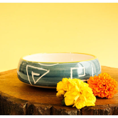 Snack Bowl Single Piece – Elegant Serving Bowl – Plates & Bowls on Brown Living™. SKU: S-416. Img 2.