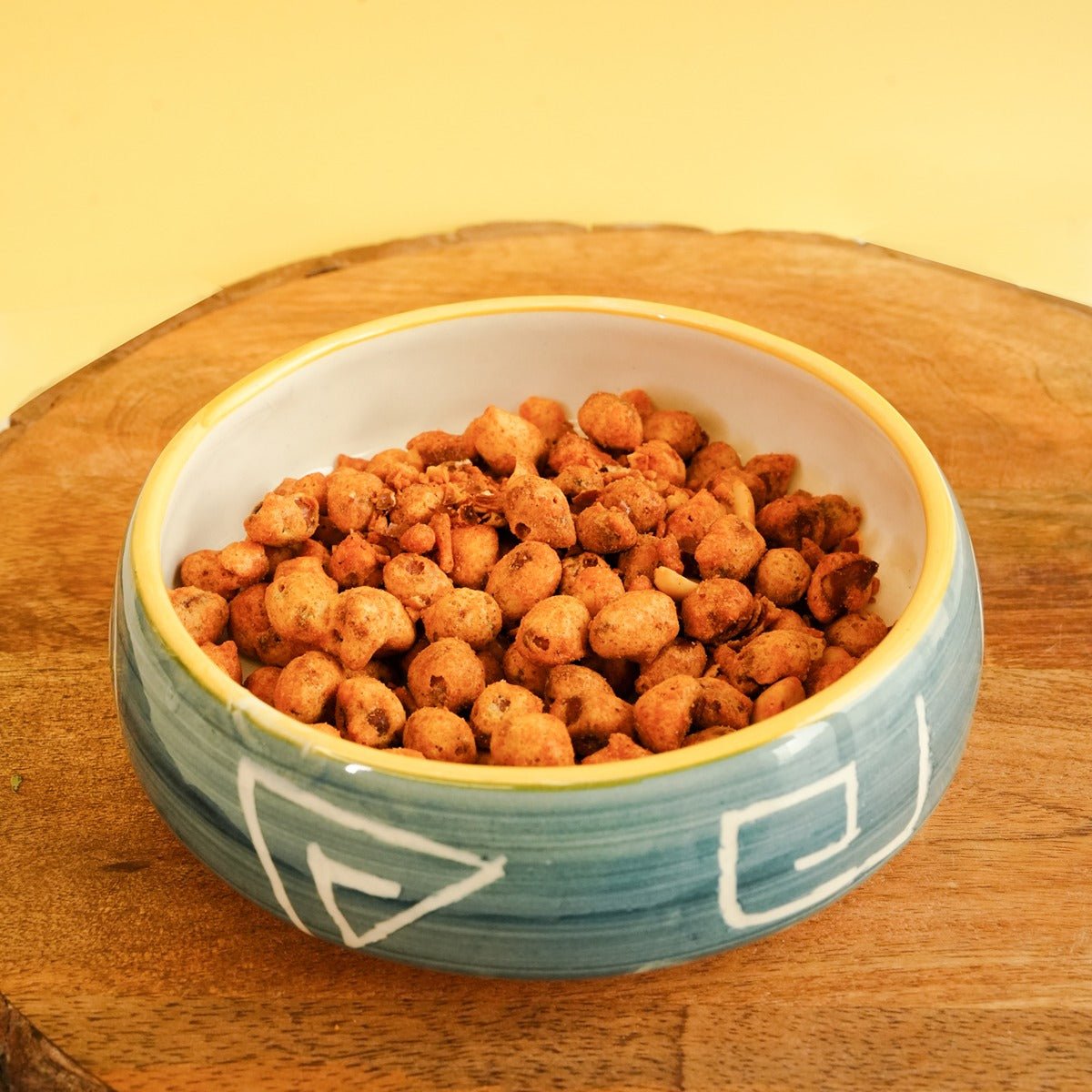 Snack Bowl Single Piece – Elegant Serving Bowl – Plates & Bowls on Brown Living™. SKU: S-416. Img 3.