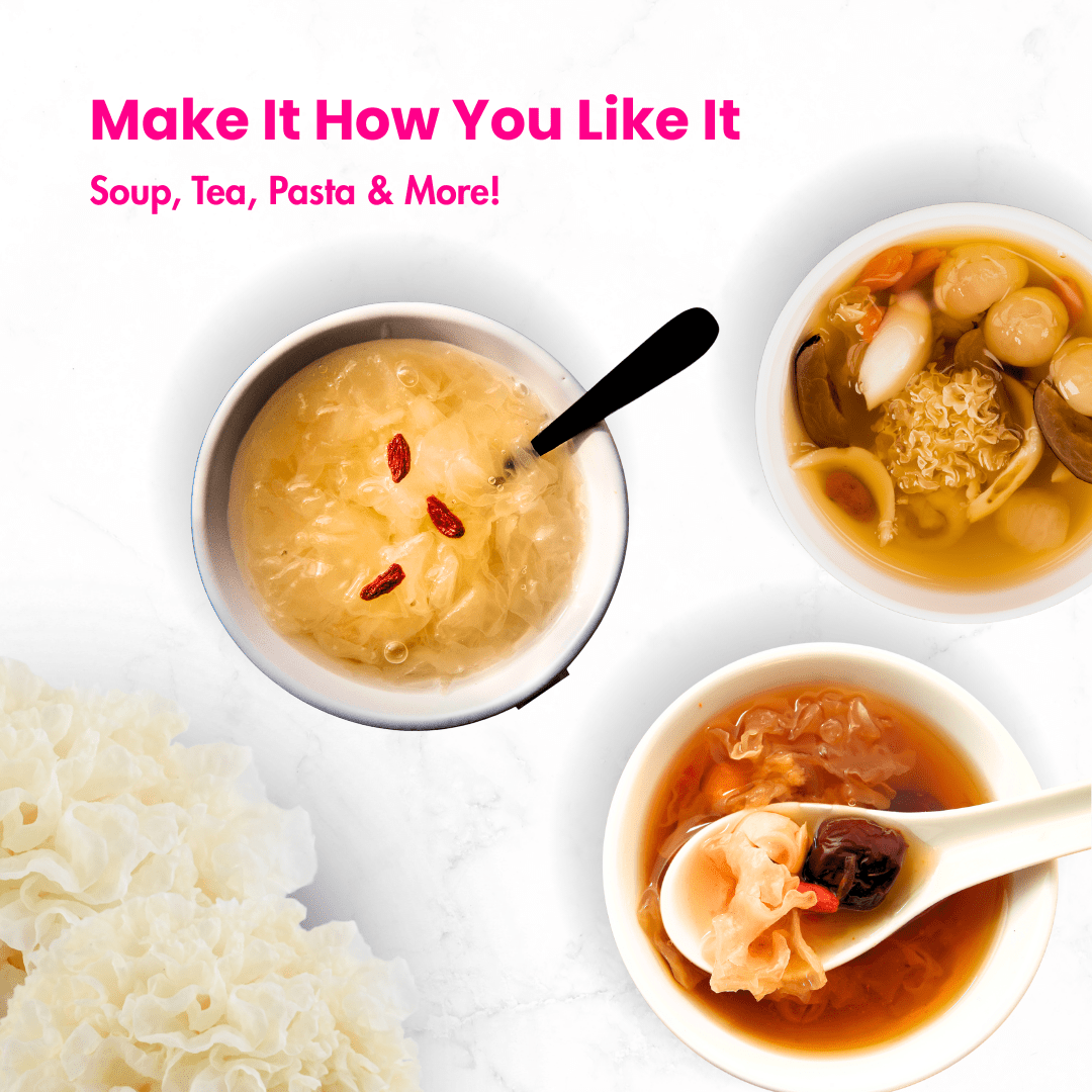 Snow Fungus Mushroom | Dried White Mushroom | Tremella | 75g (2 Pcs) – World Gourmet Food on Brown Living™. SKU: B0F6NF8C7F. Img 6.