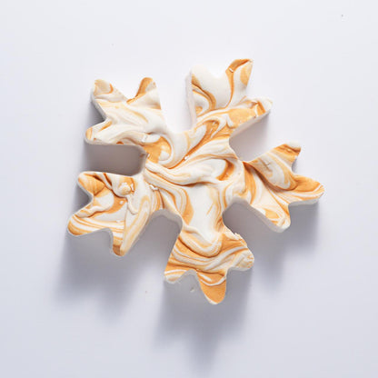 Snowflake Soap | Handmade Winter - Themed Moisturizing Bath Bar – Body Soap on Brown Living™. SKU: SLTYSECRT-15. Img 3.