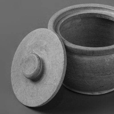 Soap Stone Handmade Traditional Curd Setter/ Storage Container – Cookware on Brown Living™. SKU: Curd - Setter - 1500g - packof13758. Img 2.