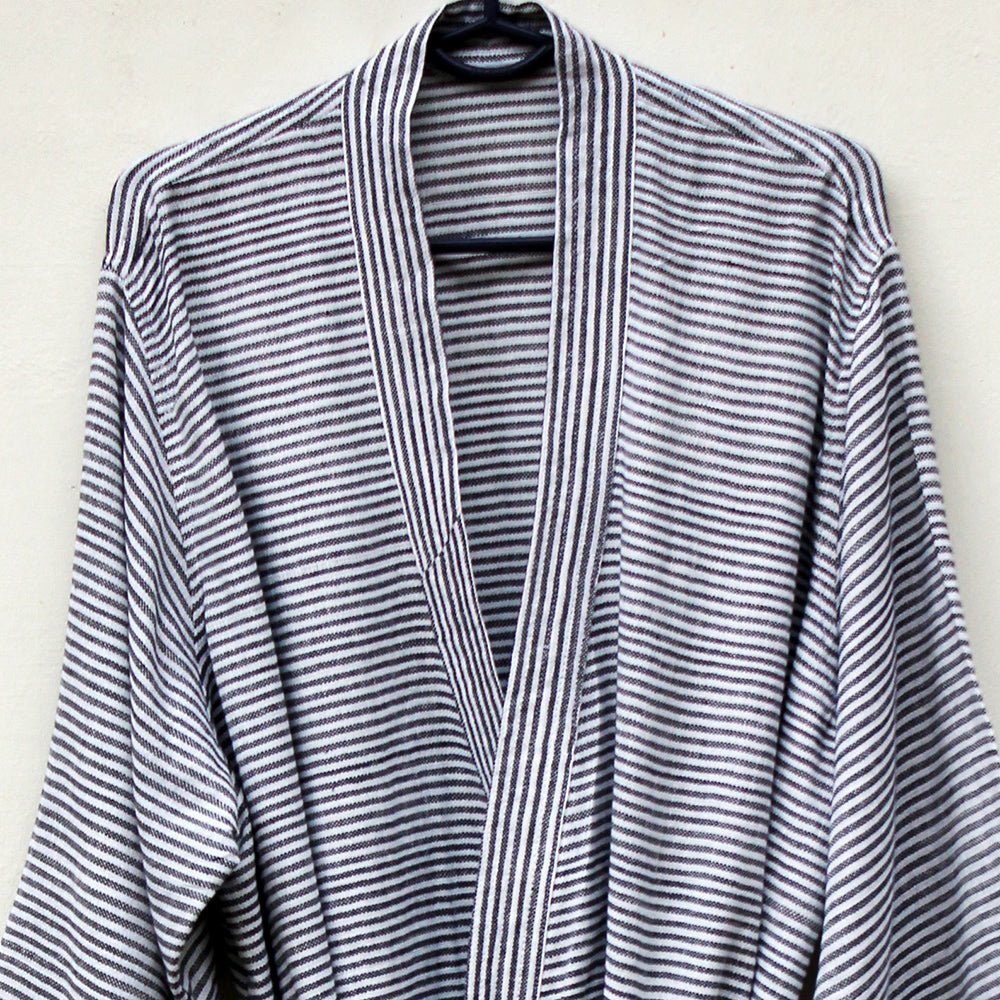 Soft & Absorbent Bath Robe – Comfortable Home & Spa Wear – Bath Linens on Brown Living™. SKU: BATPB11. Img 1.