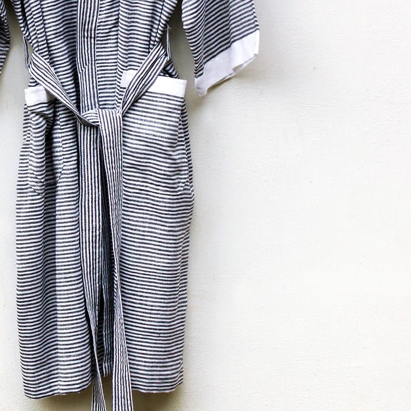Soft & Absorbent Bath Robe – Comfortable Home & Spa Wear – Bath Linens on Brown Living™. SKU: BATPB11. Img 2.
