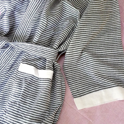 Soft & Absorbent Bath Robe – Comfortable Home & Spa Wear – Bath Linens on Brown Living™. SKU: BATPB11. Img 3.