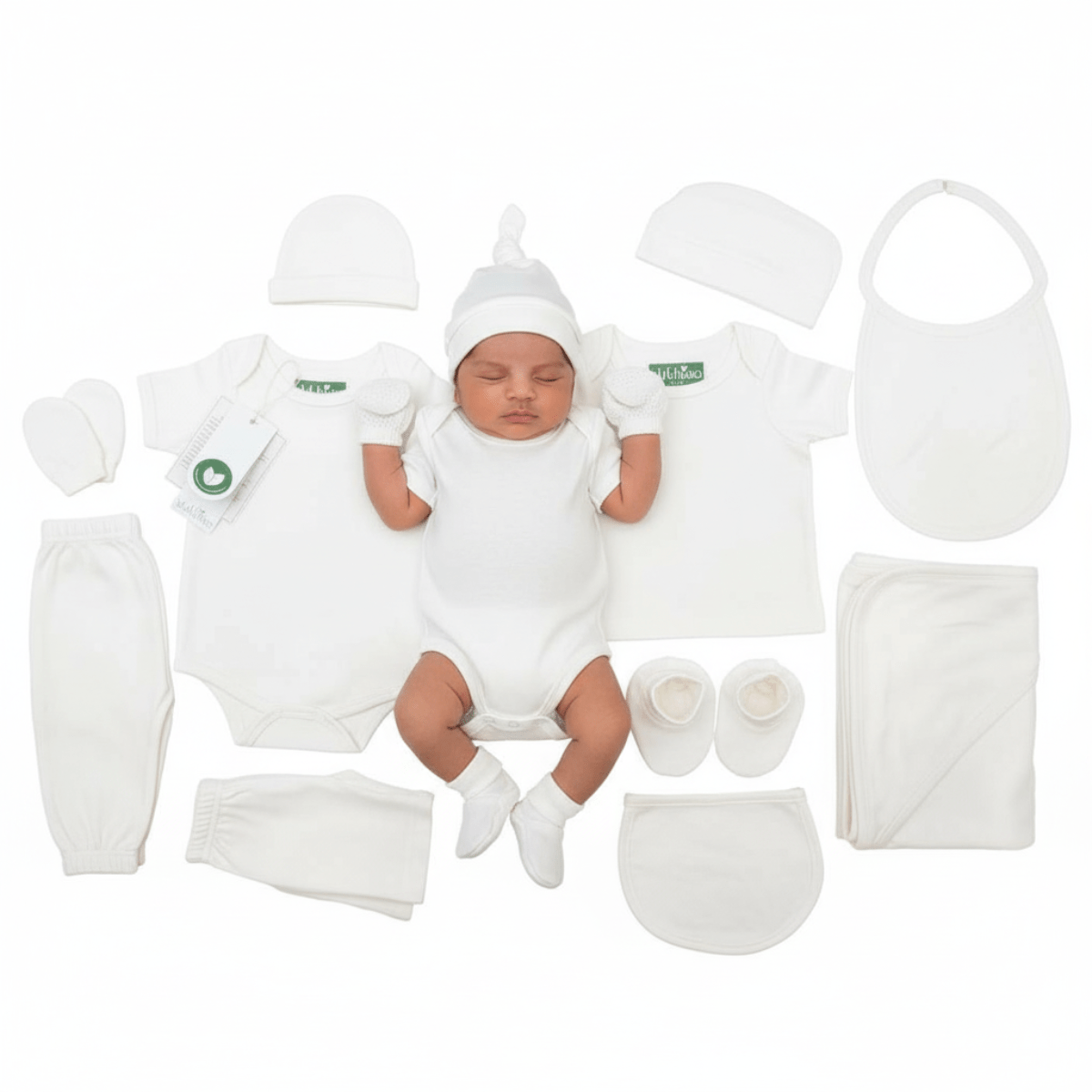 Soft & Comfortable Clothing for Infants Baby Wear - Set of 10 – Kids Daywear Sets on Brown Living™. SKU: 51100044. Img 1.