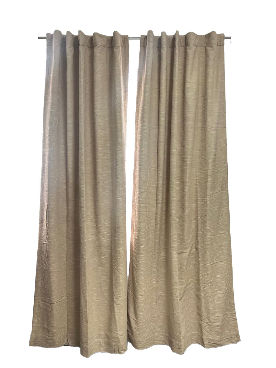 Soft Cotton Brown Curtains For Living & Bedroom | Window Drapes – Curtains on Brown Living™. SKU: SHCT-250612-B. Img 2.