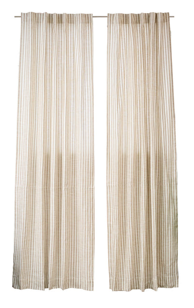 Soft Cotton Curtains for Living & Bedroom 214 x121 cm – Curtains on Brown Living™. SKU: SHCT-250613-BN. Img 2.