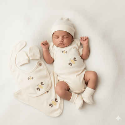 Soft Knitted Baby Wear Set of 10 – Comfortable Infant Clothing – Kids Daywear Sets on Brown Living™. SKU: 51100048 - 1. Img 3.