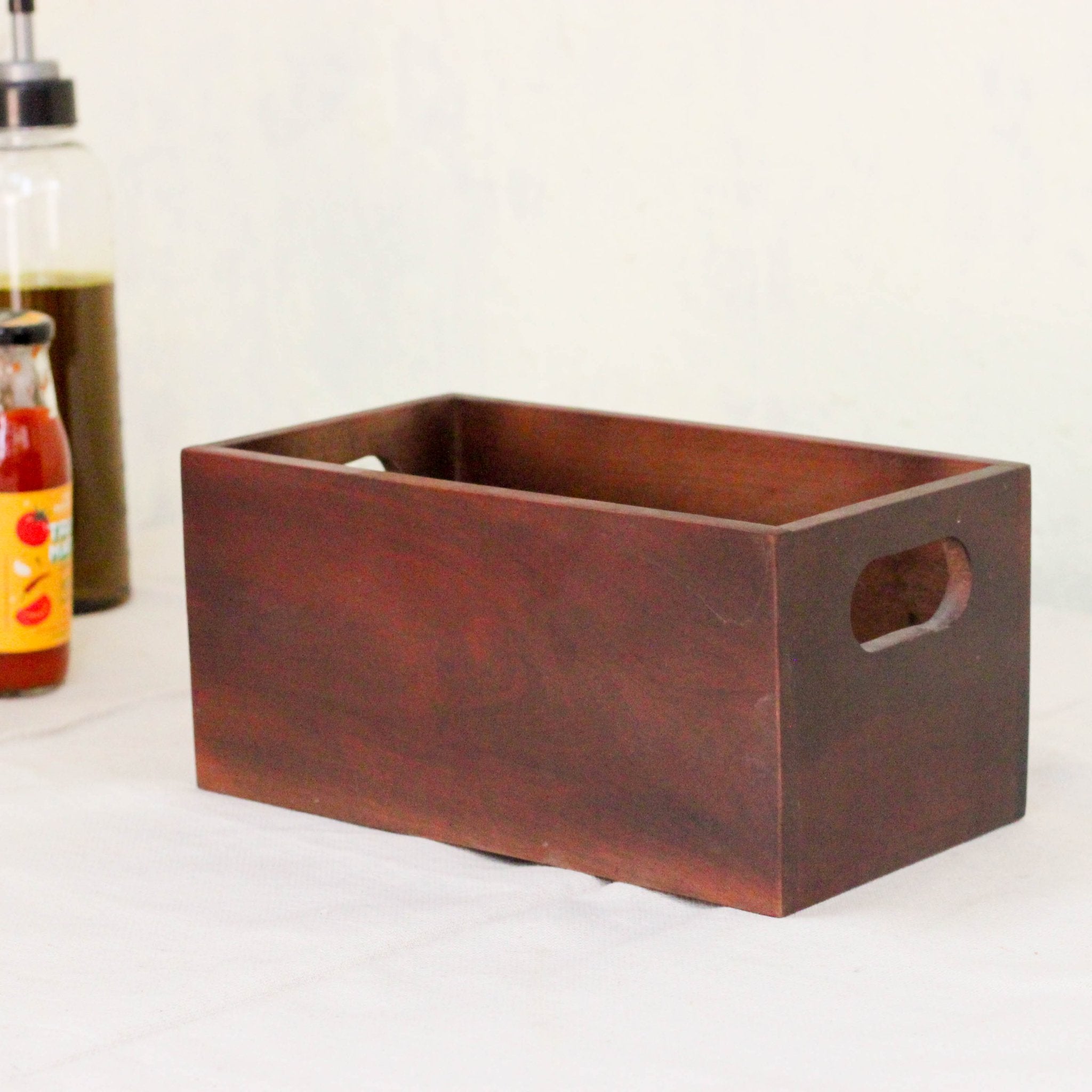 Solid Wood Aaira Oil Box & Organizer | Elegant Kitchen & Dining Table – Kitchen Organizers on Brown Living™. SKU: BL0101. Img 3.