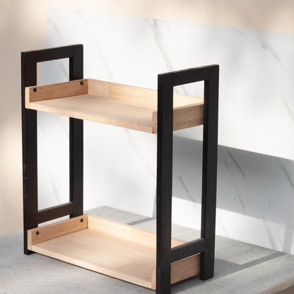 Solid Wood Bambi Kitchen Rustic Storage Organizer – Kitchen Organizers on Brown Living™. SKU: BL0102. Img 6.