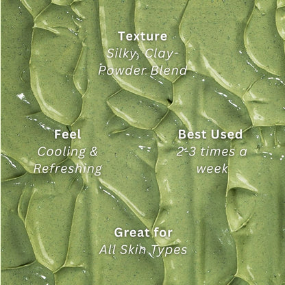 Soothe Face Mask with Green Clay & Spirulina | 30g – Face Mask by Kaura available on Brown Living™. . SKU: KI384. Img 3.