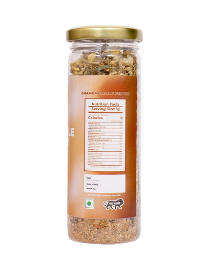 Soothing Chamomile Tea | Sleep Support & Stress Relief Herbal Blend – Tea on Brown Living™. SKU: JSCHAMOMILE. Img 3.