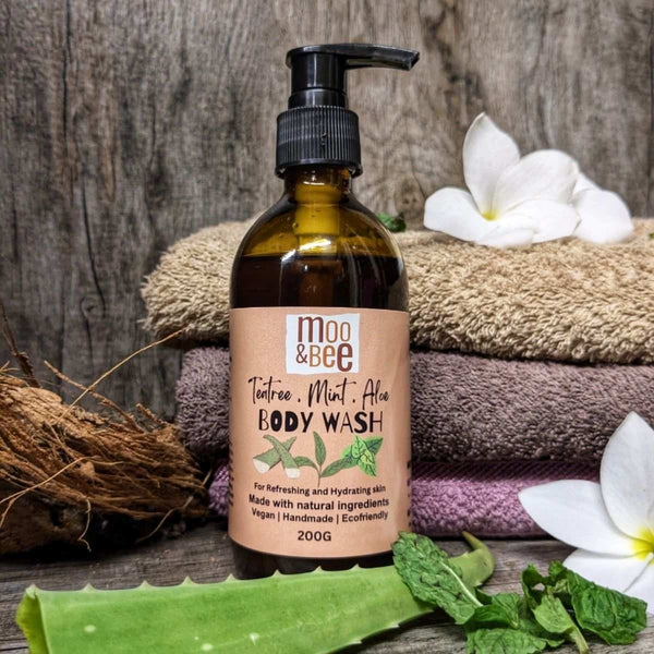 Soothing Tea Tree, Mint & Aloe Body Wash | Verified Sustainable by Brown Living™