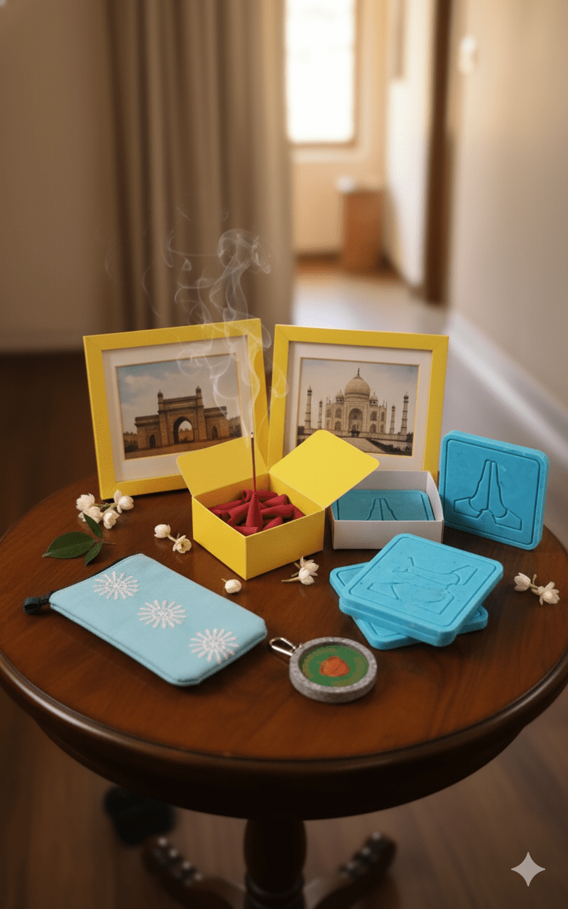 Soul of India Gift Box – Sustainable Handcrafted Gift Box – Gift Hampers on Brown Living™. SKU: SOI2025. Img 2.