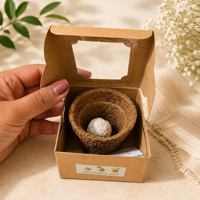 Sow & Grow Mini Planting Kit | Eco-Friendly Gardening Gift – Pots & Planters on Brown Living™. SKU: BRC-SGMPK-001. Img 2.