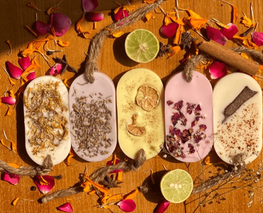 Soy Wax Air Freshener| Aalay Itr ~ Variety Pack – Candles & Fragrances by Pravaah India available on Brown Living™. 5 Large . SKU: AR006_5L_BL. Img 2.