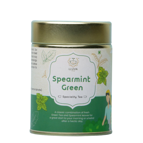 Spearmint Green Tea- Balance Hormones & Improve Digestion- 50g | Verified Sustainable Tea on Brown Living™