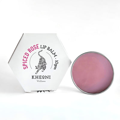 Spiced Rose Lip Balm – Nourishing Natural Lip Care – Lip Balms on Brown Living™. SKU: FFLBSR010G. Img 1.