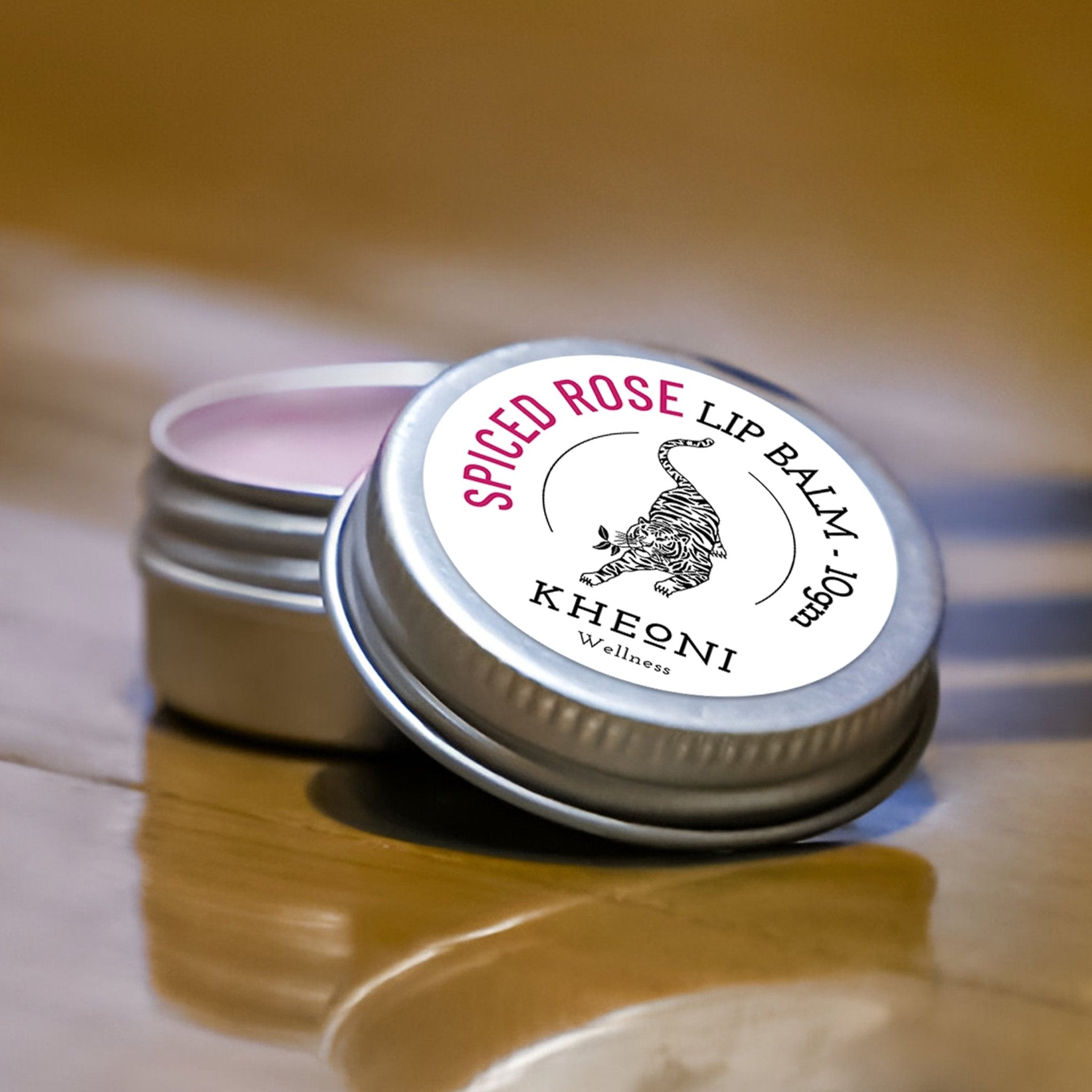 Spiced Rose Lip Balm – Nourishing Natural Lip Care – Lip Balms on Brown Living™. SKU: FFLBSR010G. Img 4.