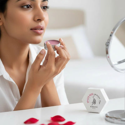 Spiced Rose Lip Balm – Nourishing Natural Lip Care – Lip Balms on Brown Living™. SKU: FFLBSR010G. Img 9.