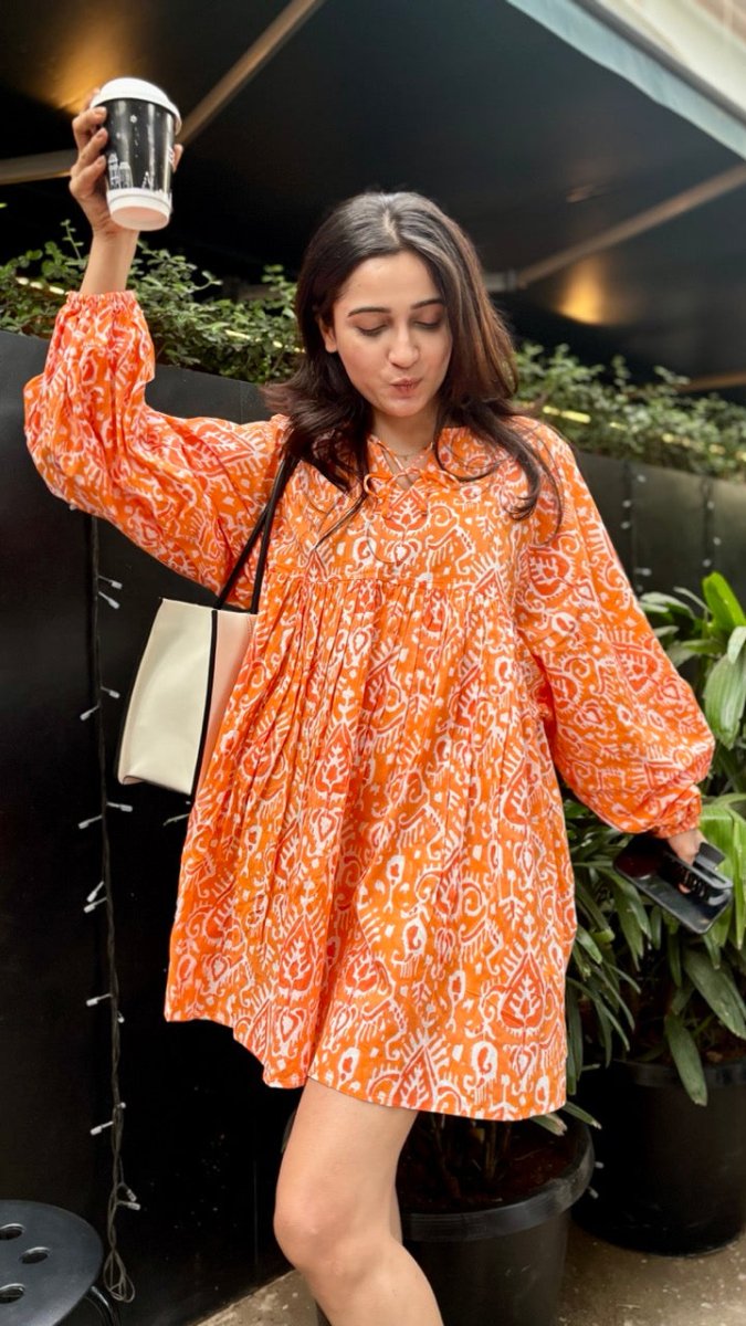 Spiced Sunset Oversized Dress – Womens Dress by Bloc'D by JBH available on Brown Living™. Onesize . SKU: BOTW005. Img 2.