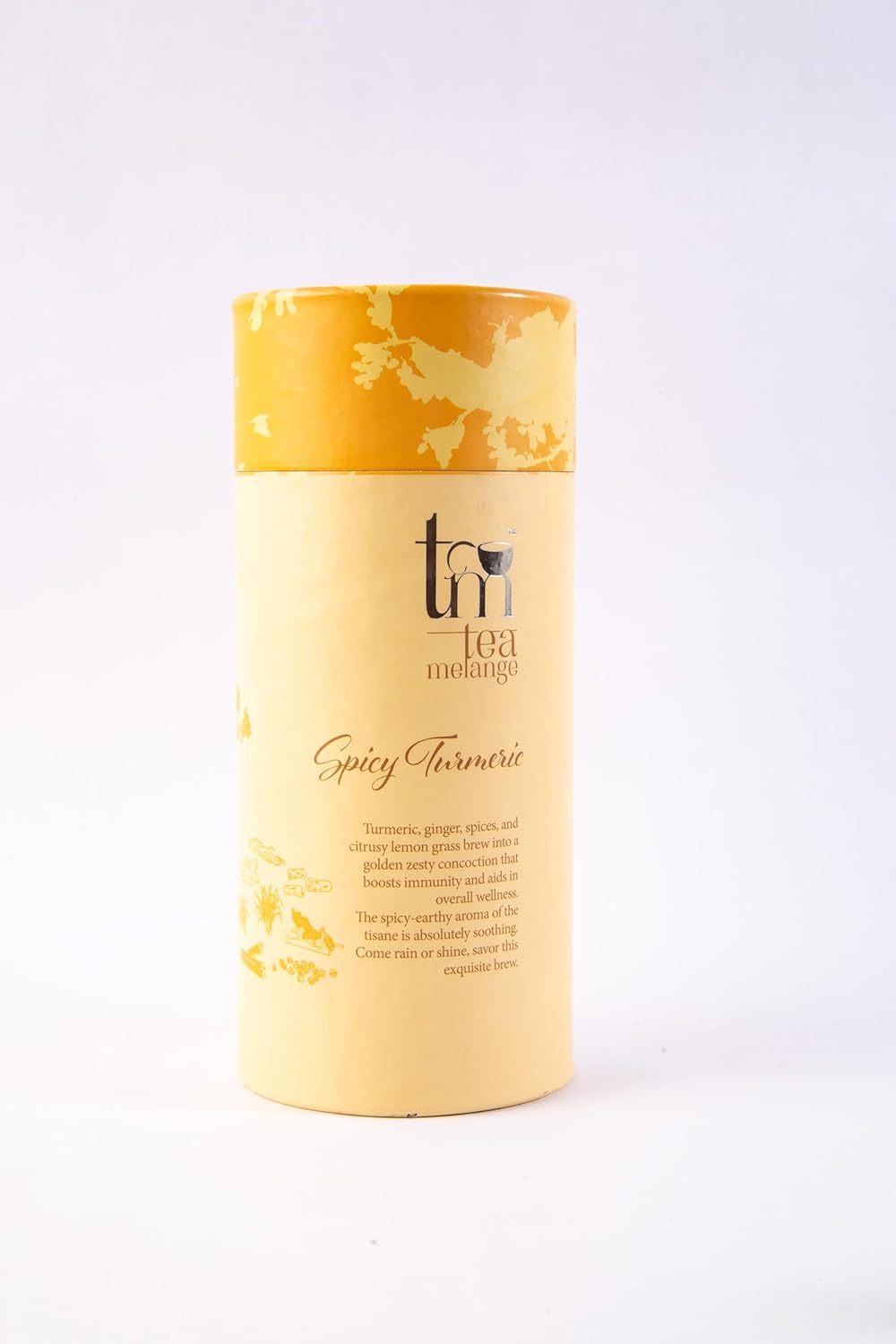 Spicy Turmeric Herbal Tea | Ginger Lemongrass Immunity Blend – Tea on Brown Living™. SKU: TM_ST. Img 2.