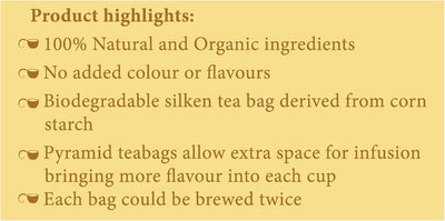 Spicy Turmeric Herbal Tea | Ginger Lemongrass Immunity Blend – Tea on Brown Living™. SKU: TM_ST. Img 7.