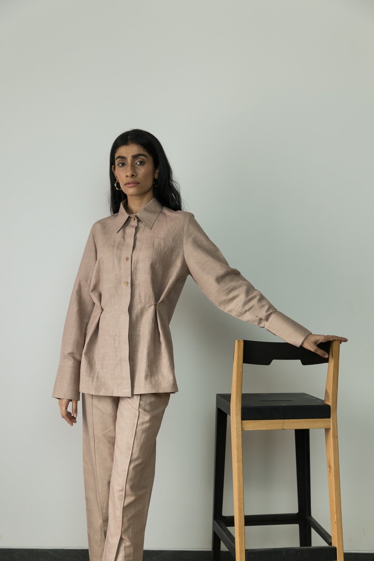 Split - Hem Cotton Trousers | Verified Sustainable by Brown Living™